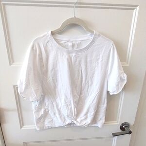 2 for $12 Sale! Fabletics Cropped Crew Neck Tee XL